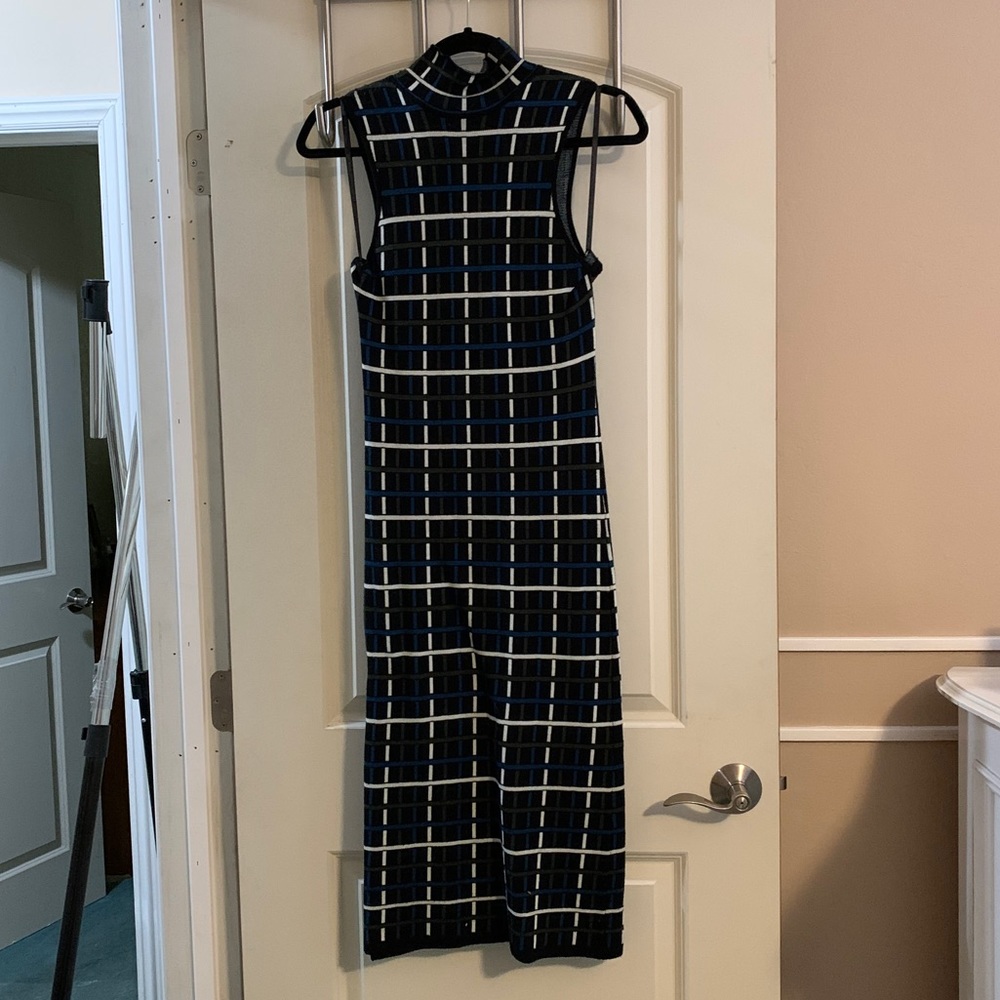 BCBGeneration Sleeveless Turtleneck Sweater Dress
